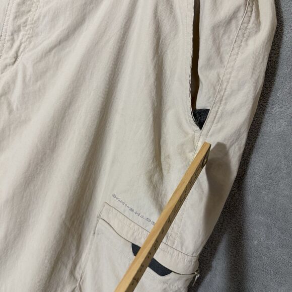 Columbia Pants 38x32 Inseam 31 Omnishield Zip Off Shorts Hiking Convertible READ - Picture 5 of 13